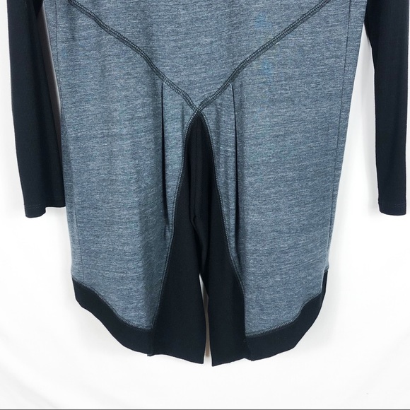 NWT Karen Kane Double Knit Open Face Cardigan | Black Gray | Size Small - Picture 11 of 12